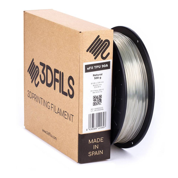Flexible 3D Filament TPU 90A Transparent 3DFils – 3Dfils