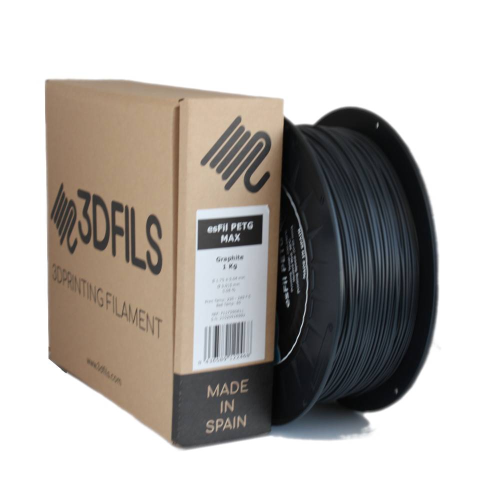 esFil PETG MAX Graphite 1Kg 1.75 mm