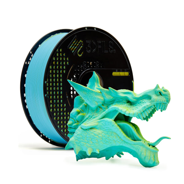 esFil PLA DUAL Sky Blue - Yellow 1Kg 1.75 mm